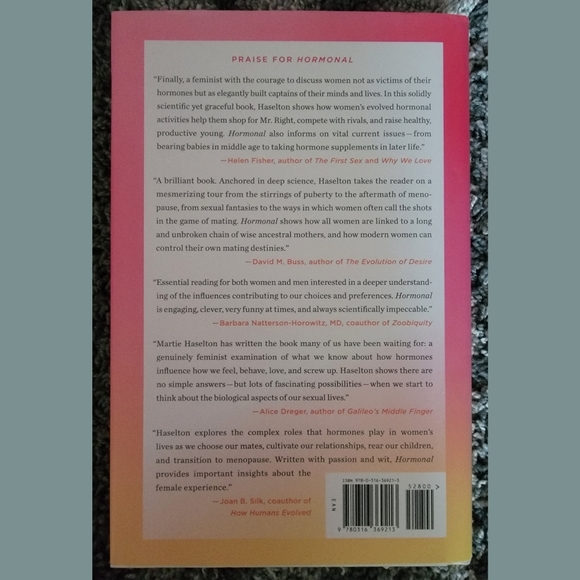 Brand New Hardcover Hormonal by Martie Hasleton, PhD Book - Picture 2 of 4